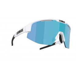 Bliz Matrix Shiny White - Blue Lens