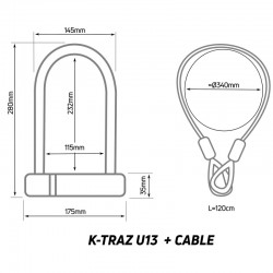 Zefal K-Traz U13 Cable
