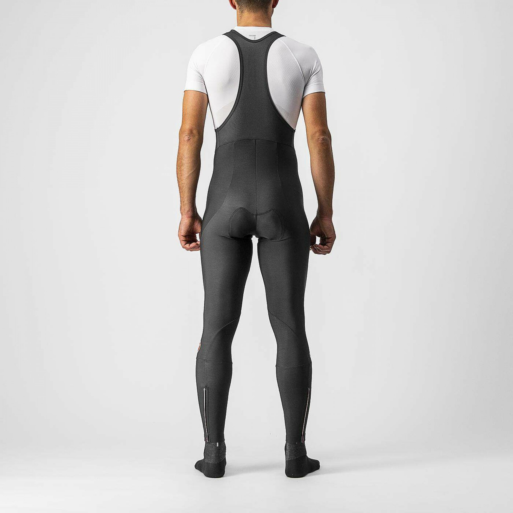Calzamaglia Ciclismo Castelli Velocissima Bibtight Donna - Termica, Fondello KISS Air2, Zip Gamba, Bretelle Reticolate